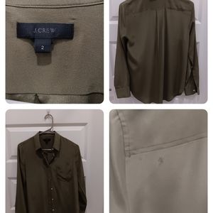 Jcrew silk blouse, size 2